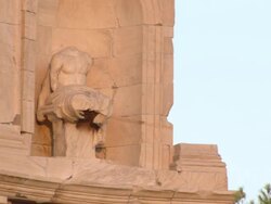 MS ZO Shot of Philopappos Monument / Athens, Attica, Greece Stock Footage