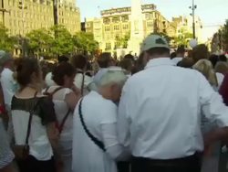 Amsterdam Silent March for MH17 Victims News Clip