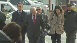 Senator Menendez Arrives At Court News Clip