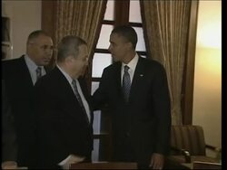 Obama meets Israel Defence Minister and Likud Party leader News Clip