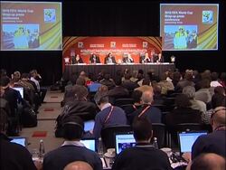 FIFA President denounces violence against fans watching WC News Clip