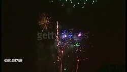 Fireworks display in sky News Clip