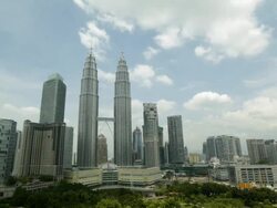 WS TL Kuala Lumpur cityscape timelapse Stock Footage