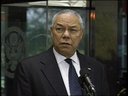 Jordan's foreign minister meets Colin Powell News Clip