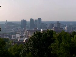 Birmingham Skyline Stock Footage