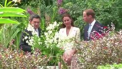 VOICED: William y Kate en Singapur News Clip