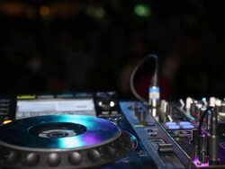 disco in a nightclub Stock Footage