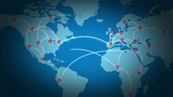 Global Network Stock Footage