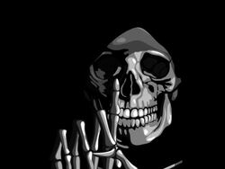 no, death warns Stock Footage