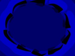 DIABOLO blue - black back (LOOP) Stock Footage