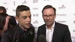Christian Slater and Rami Malek talk about their new hacking drama on USA Network News Clip