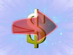 Money Concept Dollar Arrow Stock Footage