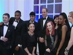 Prince William attends Winter Whites gala News Clip