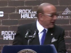 Rock and Roll Hall of Fame Makes A Special Announcement Stock Footage