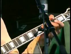 Arthur Lee performing with band Love, Great Britain Stock Footage