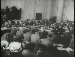 Dean Acheson Speaks About the North Atlantic Treaty Before US Foreign Relations Committee News Clip