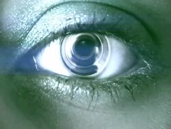futuristic eye Stock Footage