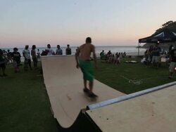 Skateboarding In Rio De Janeiro Stock Footage