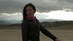 (Slow Motion) Attractive Woman Riding Horse 03 Stock Footage