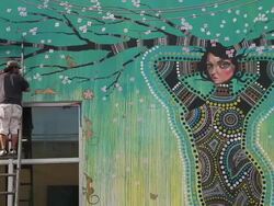 Wynwood Section Of Miami Attracts Area Graffiti Artists Stock Footage