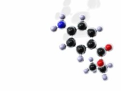 Benzocaine molecule Stock Footage