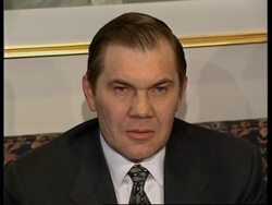 USA: WASHINGTON: FORMER RUSSIAN SECURITY CHIEF ALEXANDER LEBED VISIT News Clip