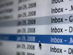 Email Inbox Stock Footage