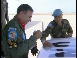 WRAP Russian troops demining, rebuilding bridge; Turkish soldiers arriving News Clip