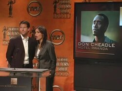 2005 Screen Actors Guild SAG Awards Nominations Announcements Stock Footage
