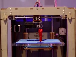 Science Museum Explores The Future Of 3D printing Stock Footage