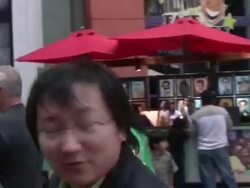 Masi Oka at Universal City Walk at the Celebrity Sightings in Los Angeles at Los Angeles CA. (Footage by WireImage Video/GettyImages) Stock Footage