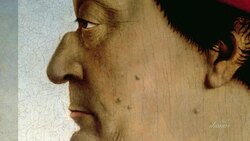 Piero della Francesca - The Montefeltro Dukes Stock Footage