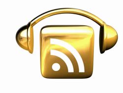 Jigging Gold Podcast Icon, Face On - HD1080 Stock Footage