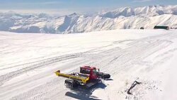 Ratrak at Ski Park Stock Footage