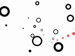 DISPERSE : white back (WIPE) Stock Footage