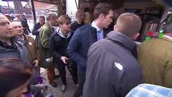 EU Referendum: Nigel Farage campaigning in Birmingham for UKIP Vote to Leave campaign News Clip