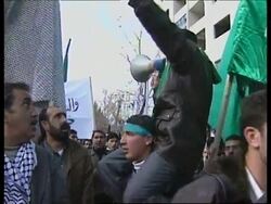 WEST BANK: PALESTINIANS PROTEST News Clip