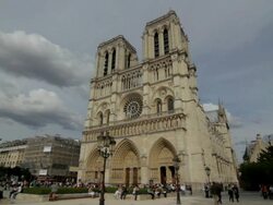 WS View of Notre Dame de / Paris, Paris, France  Stock Footage