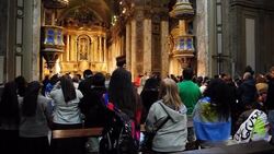 CLEAN : Argentine pilgrims go to Rio de Janeiro News Clip