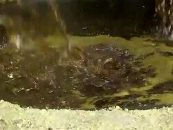 CU Sulfur mining boiler / Ijen, Java, Indonesia Stock Footage