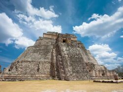 TIME LAPSE: Maya Ruins Uxmal Stock Footage
