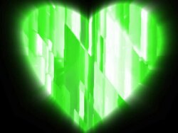 Emerald Heart Stock Footage