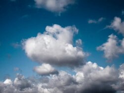 TIME LAPSE: Cumulus Clouds Stock Footage