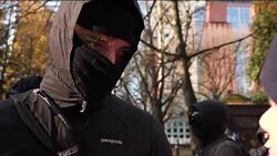 On the streets with Portland's Antifa group News Clip
