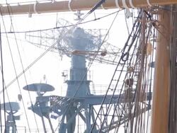 masts and radars Stock Footage