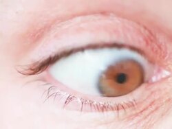 Macro eyeball Stock Footage