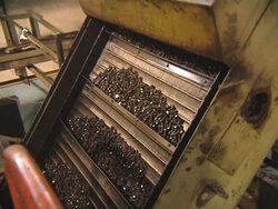 manufacturing bolts Stock Footage