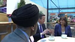 David Cameron with Ros Altmann - General Election 2015 News Clip