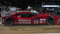 2015 Nissan GT-R LM NISMO prototype race car montage Stock Footage