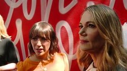 INTERVIEW - Rashida Jones & Peggy Lipton on why they wanted to help at Revlonï¿½s Annual Philanthropic Luncheon Stock Footage